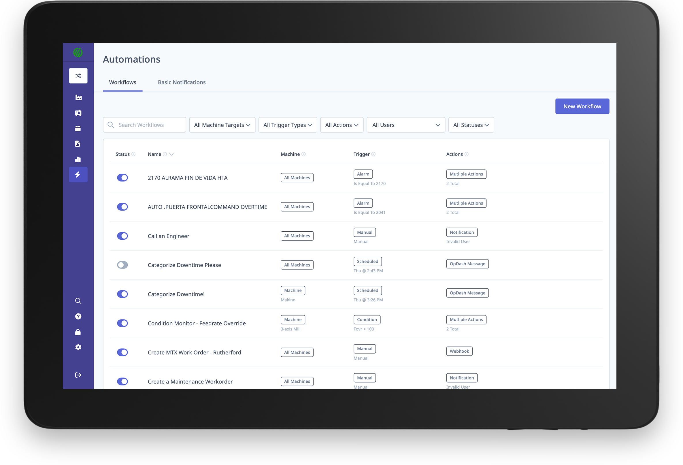 Automation Tablet Image