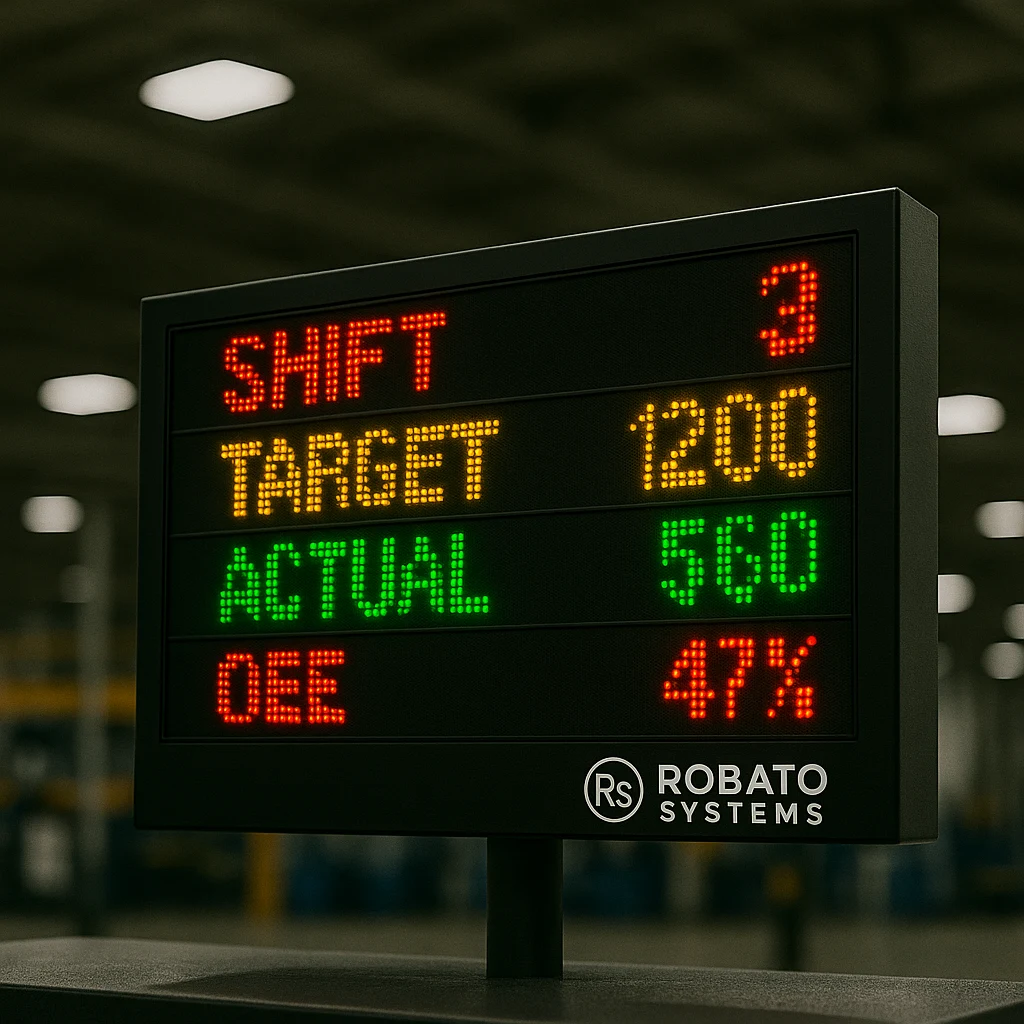 Real-Time Production Summary for Every Machine and Line